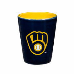 Milwaukee Brewers 4-Piece Ceramic 2oz. Shot Glass Set - MLB Home