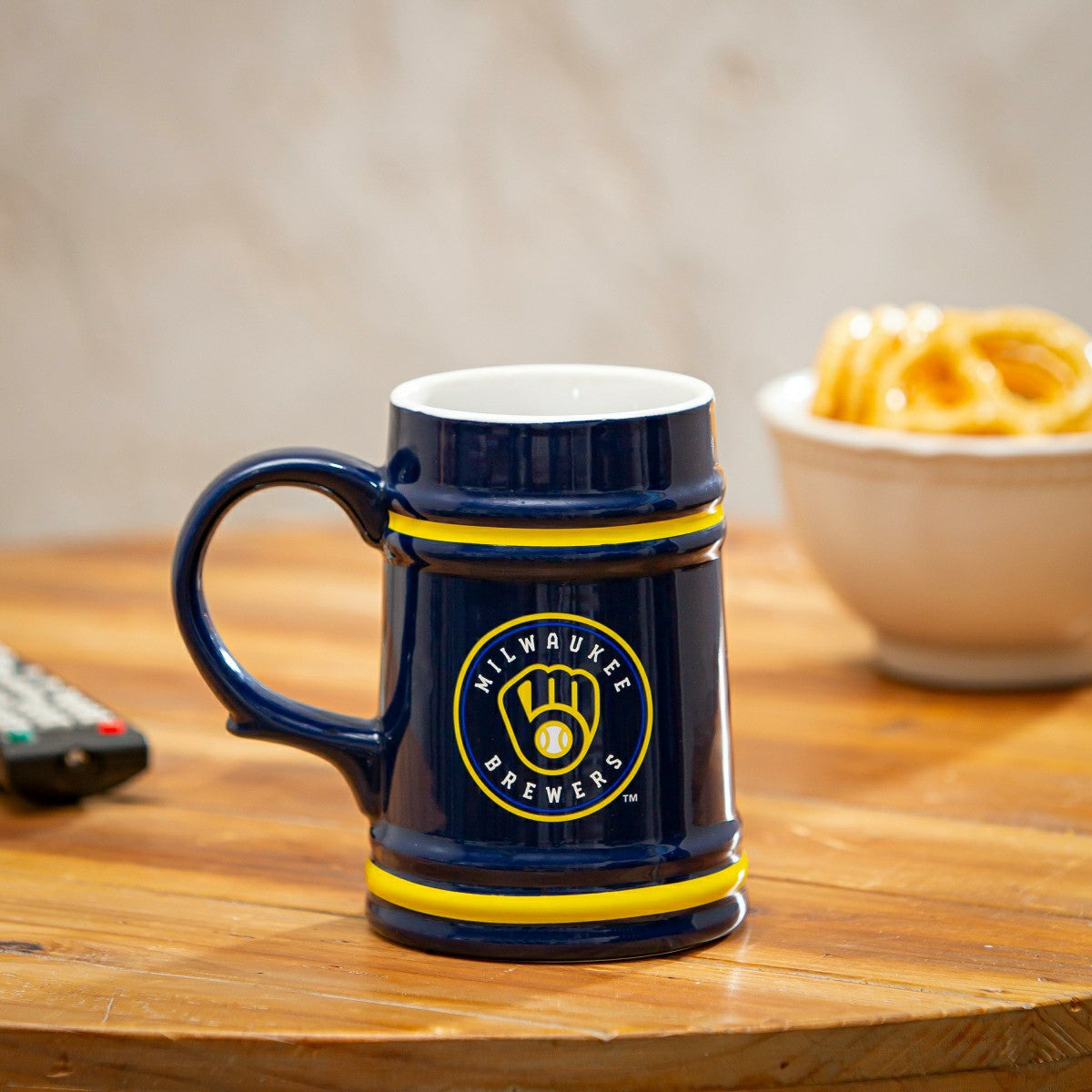 Milwaukee Brewers Ceramic Stein Cup, 24oz - MLB Home