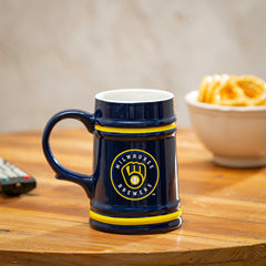 Milwaukee Brewers Ceramic Stein Cup, 24oz - MLB Home