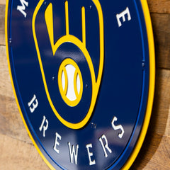 Milwaukee Brewers Premier Metal Wall Art - MLB Home