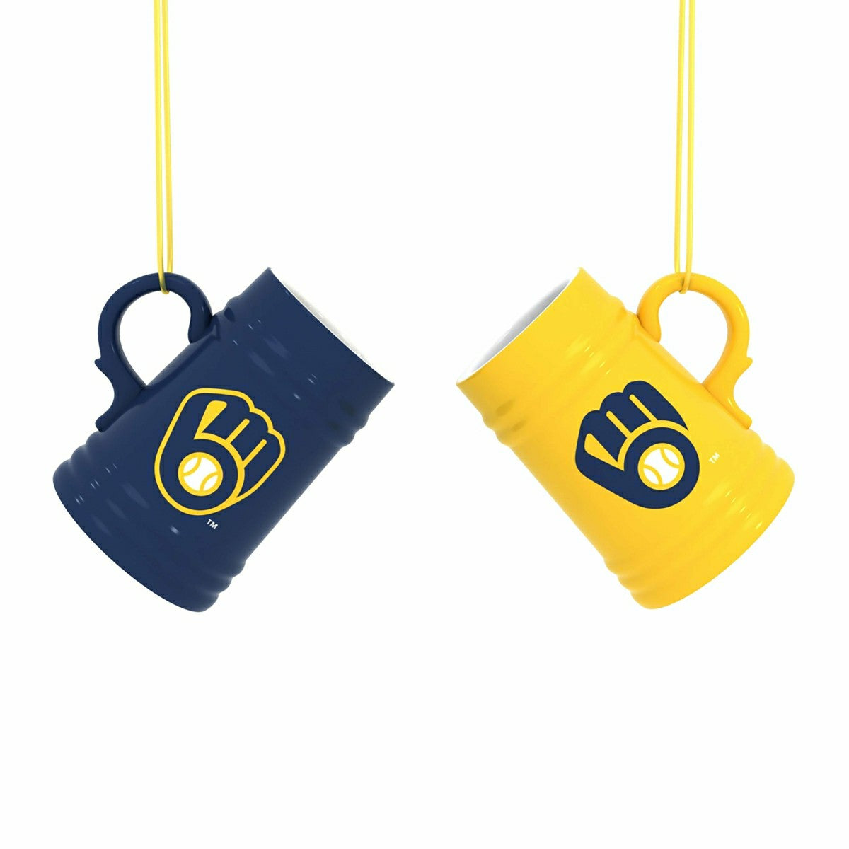 Milwaukee Brewers Ceramic Mini Stein, 3oz, set of 2 - MLB Home