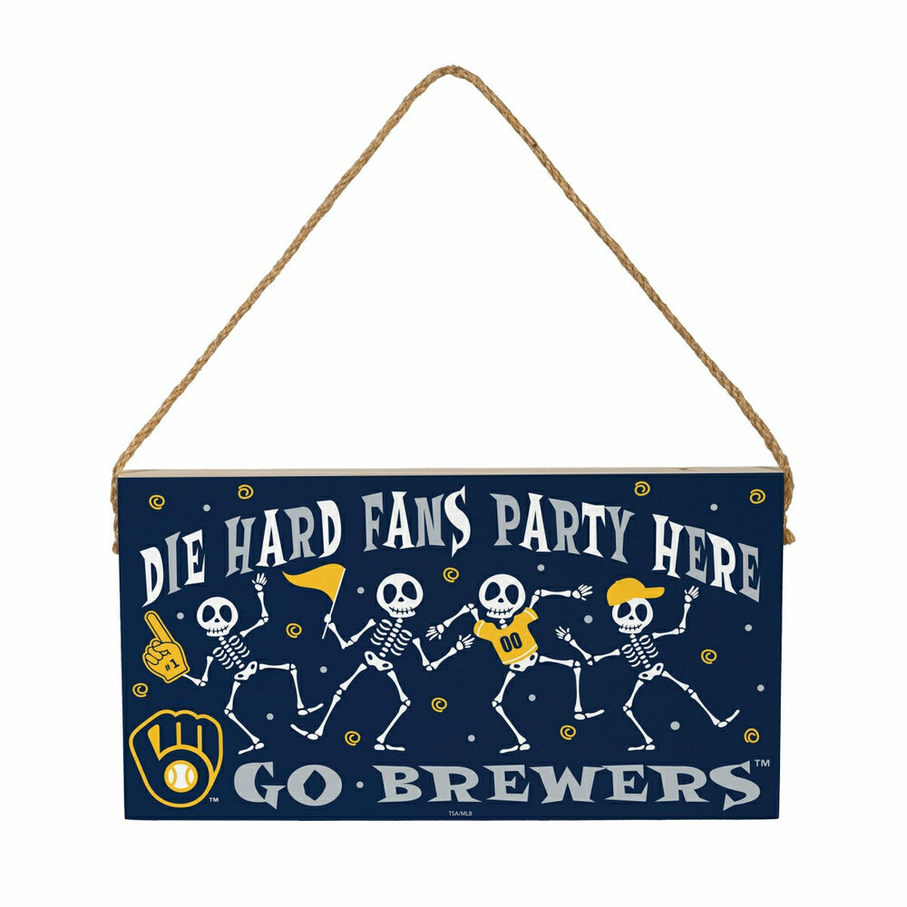 Milwaukee Brewers Halloween Wood Wall Sign, 6x11 - MLB Home