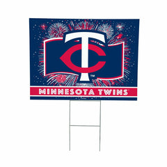 Minnesota Twins Yard Sign, Patriotic - MLB Home