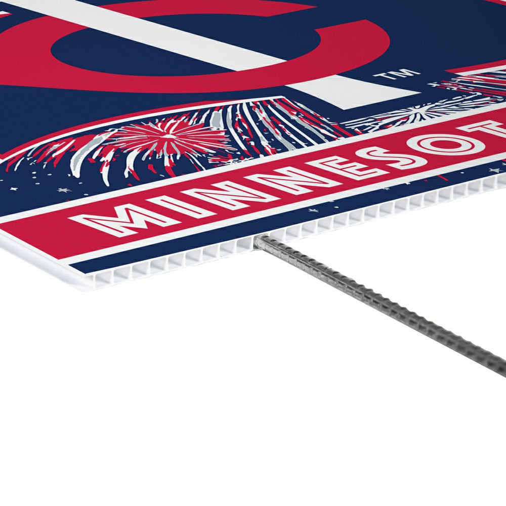 Minnesota Twins Yard Sign, Patriotic - MLB Home