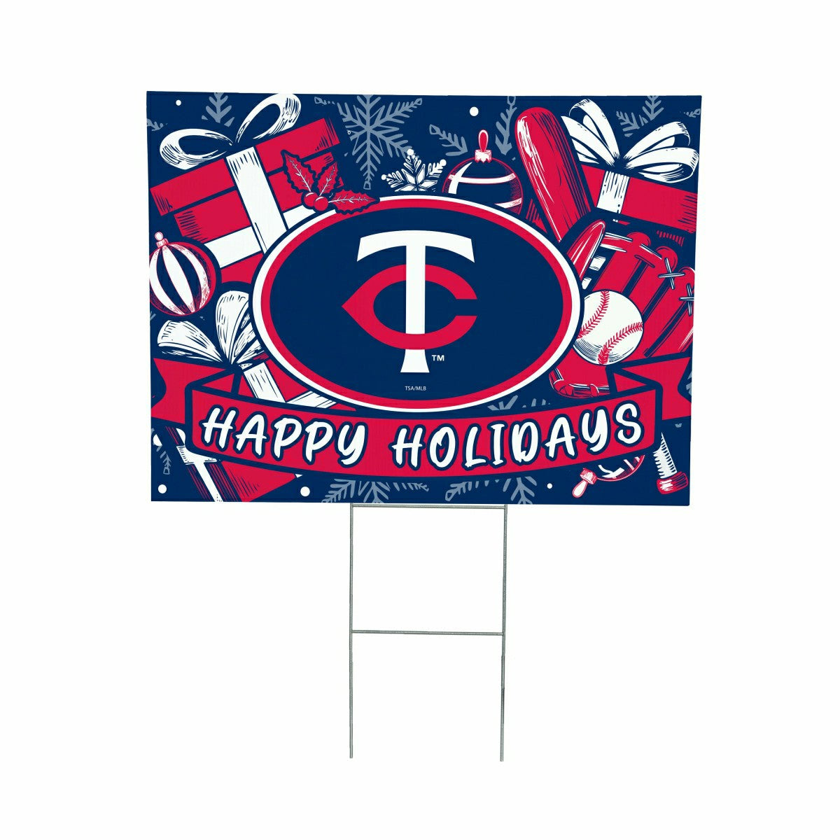 Minnesota Twins Yard Sign, Holiday - MLB Home