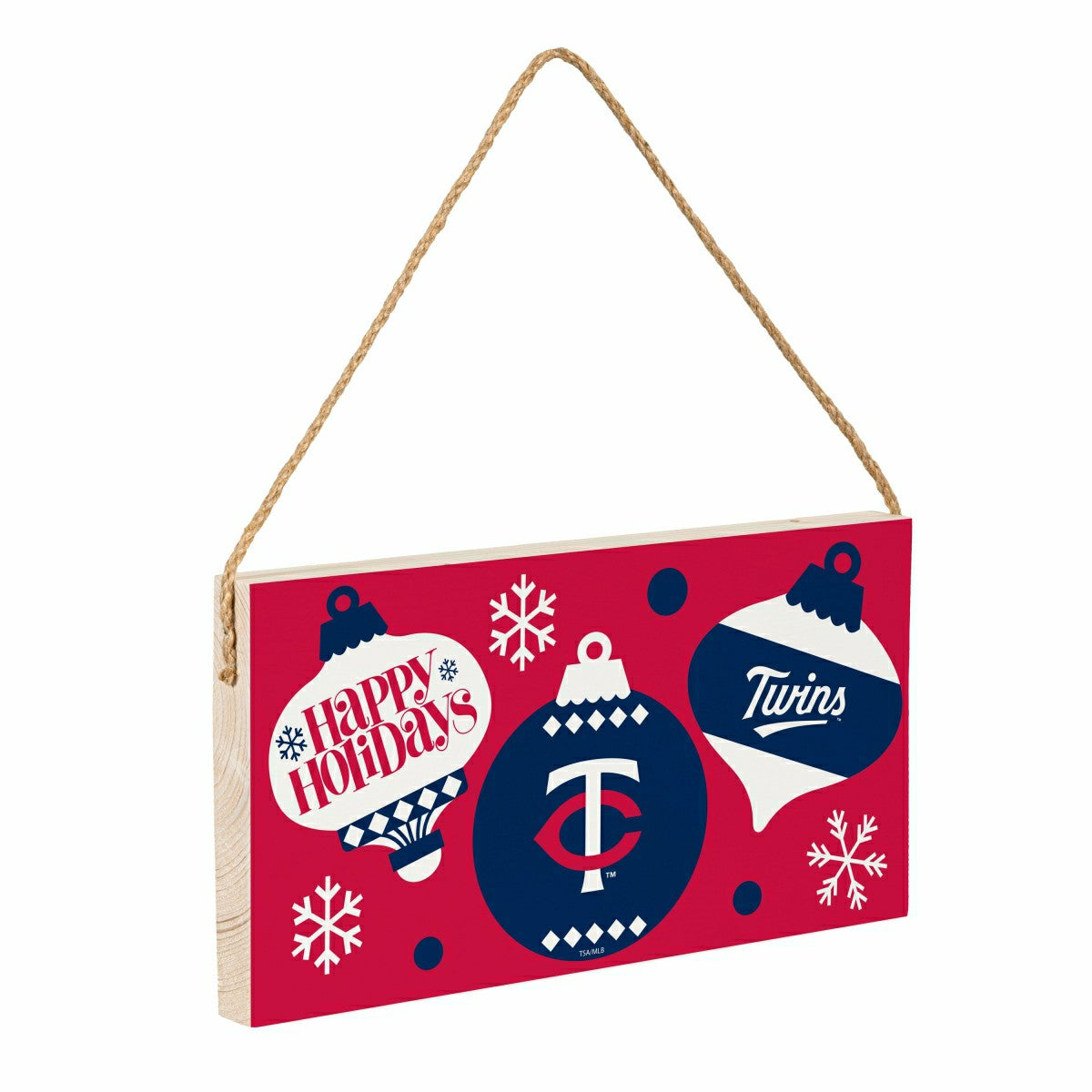 Minnesota Twins Holiday Wood Wall Sign, 6x11 - MLB Home