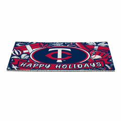 Minnesota Twins Holiday PVC Mat, 28"x16" - MLB