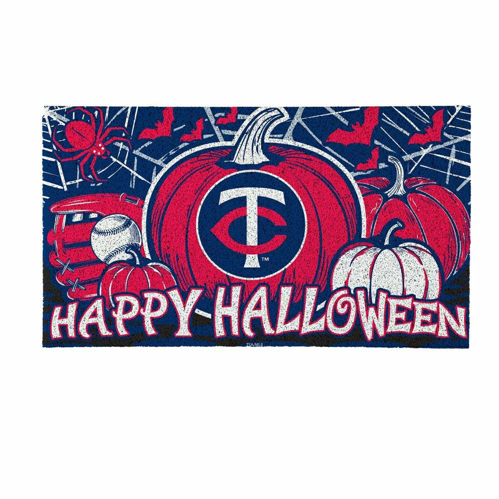 Minnesota Twins Halloween PVC Mat, 28"x16" - MLB