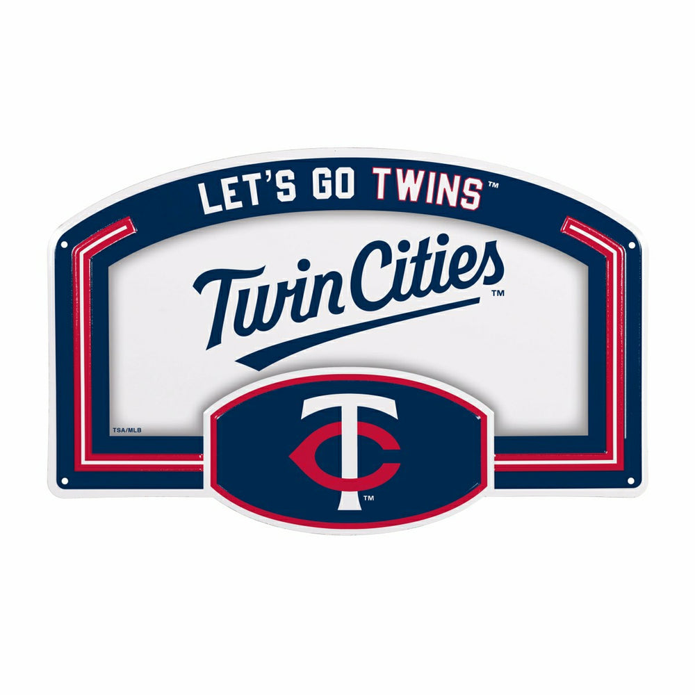 Minnesota Twins USA Embossed Steel Wall Sign, 11" x 17" - MLB Home