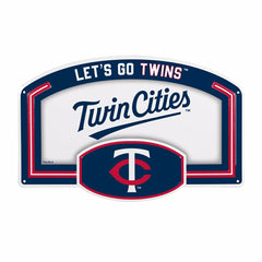 Minnesota Twins USA Embossed Steel Wall Sign, 11" x 17" - MLB Home