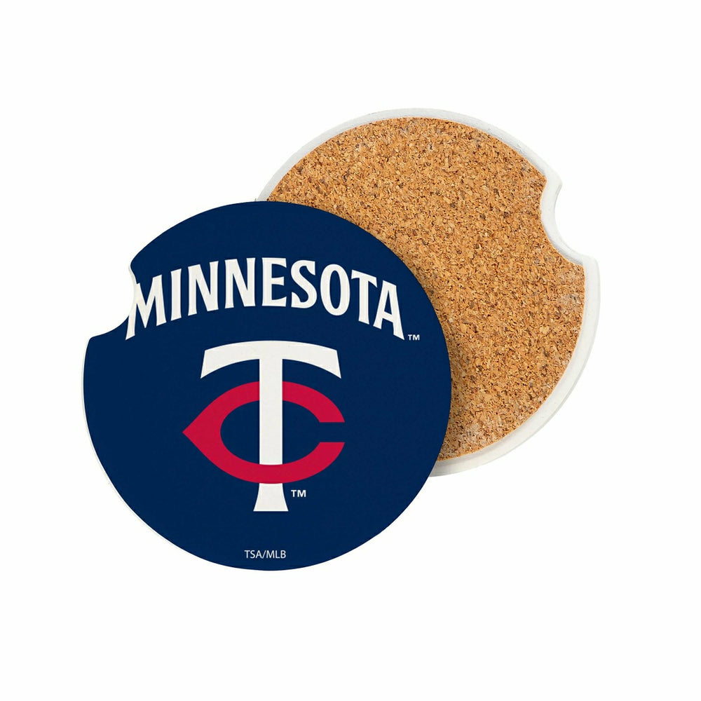 Minnesota Twins Car Coaster Set, 2pc - MLB Home