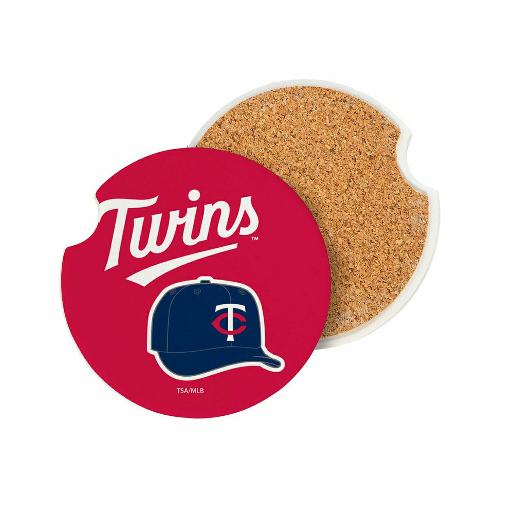 Minnesota Twins Car Coaster Set, 2pc - MLB Home