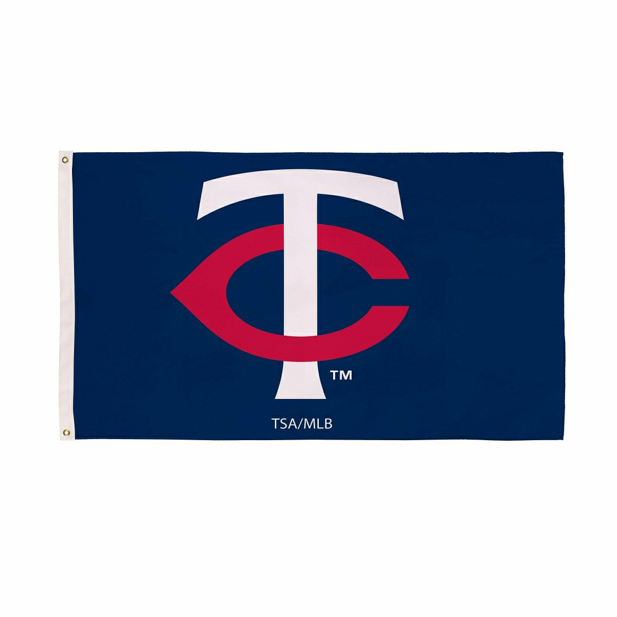 Minnesota Twins Single Sided Flag w/ 2 Grommets, 3'x5' - MLB Home
