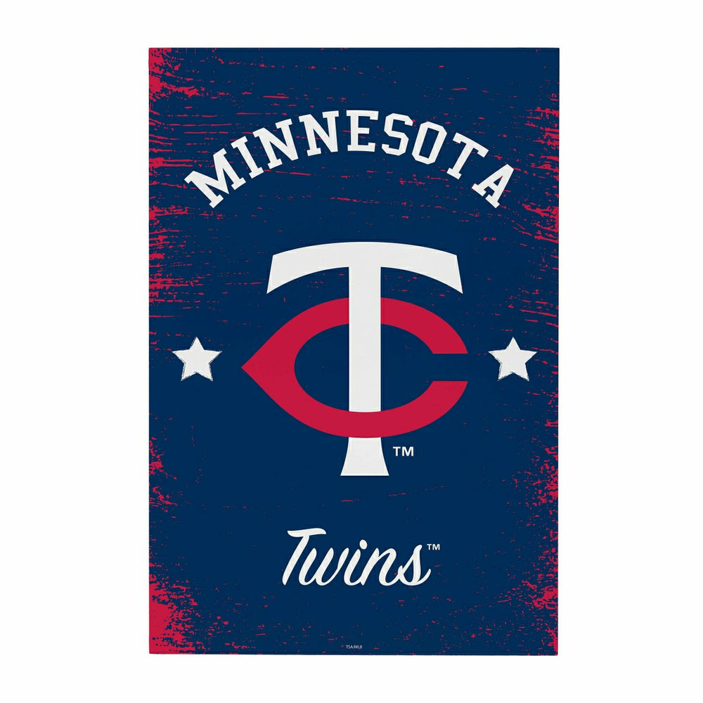 Minnesota Twins Wood Wall Sign, 16x24 - MLB Home