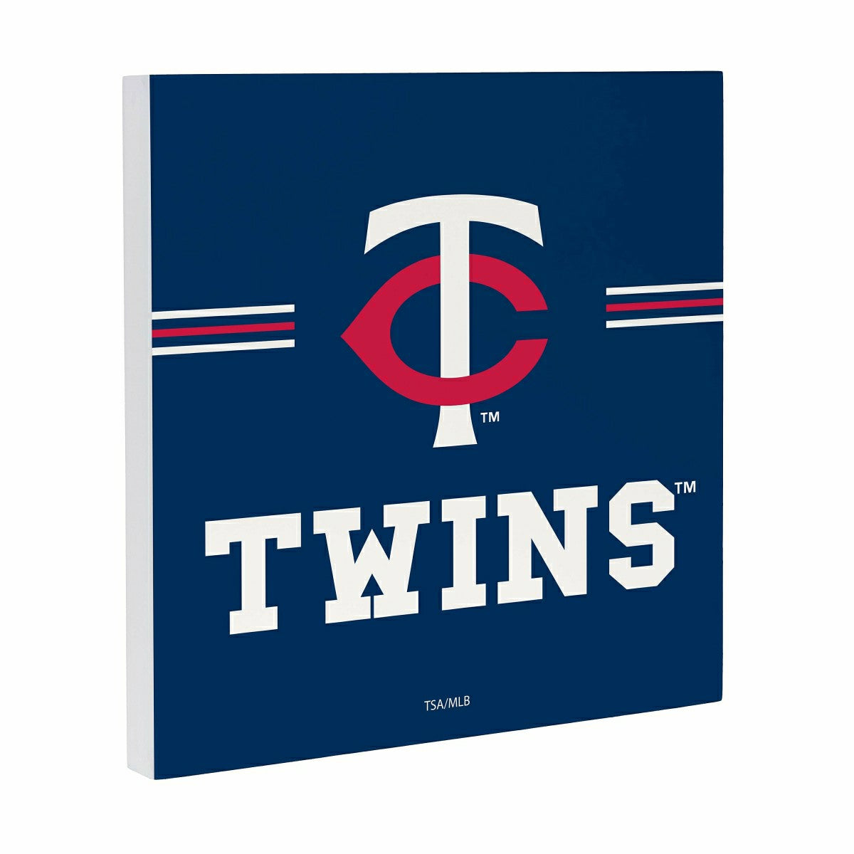 Minnesota Twins Wood Wall Sign, 12x12 - MLB Home
