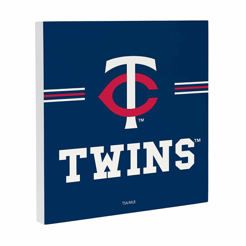 Minnesota Twins Wood Wall Sign, 12x12 - MLB Home