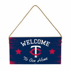 Minnesota Twins Wood Wall Sign, 6x11 - MLB Home