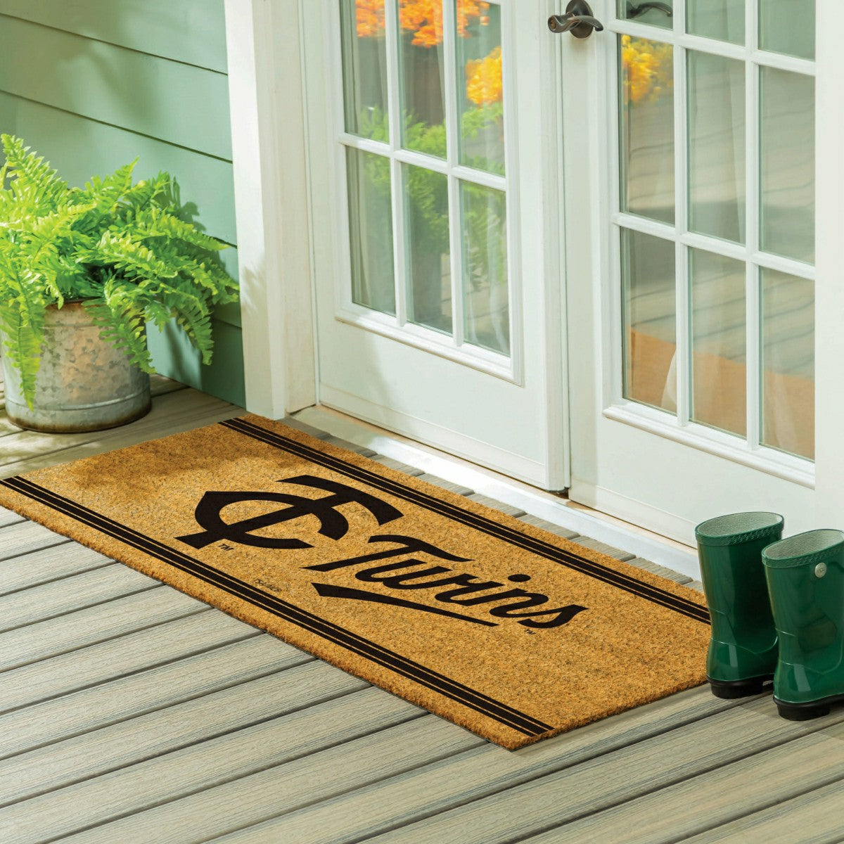 Minnesota Twins Extra Large One Color Coir Mat, 60"x24" - MLB