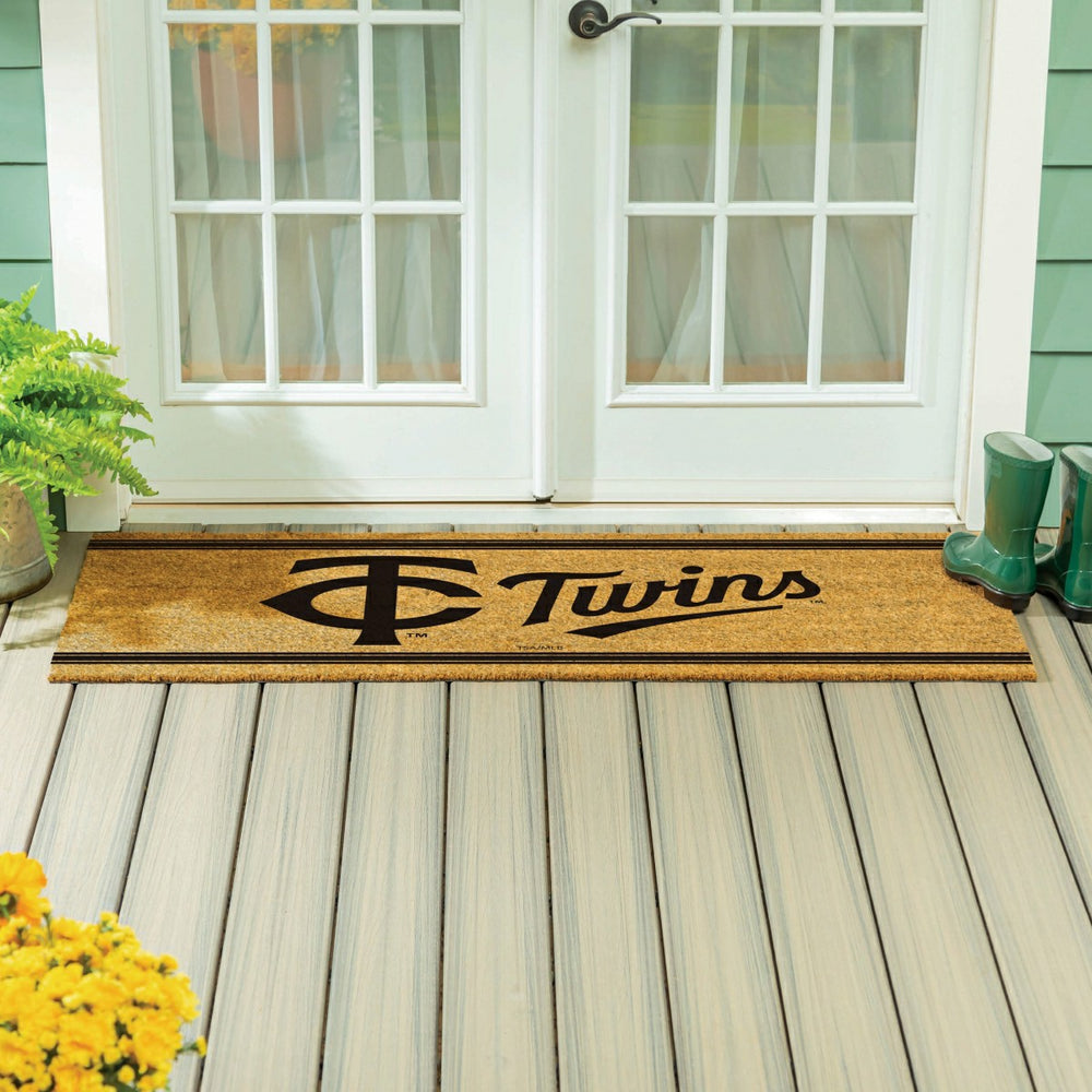 Minnesota Twins Extra Large One Color Coir Mat, 60"x24" - MLB