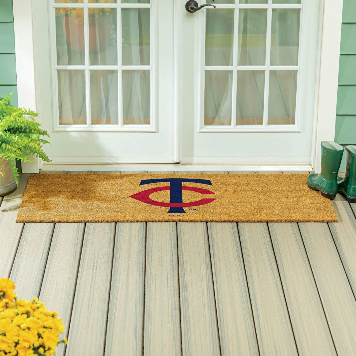 Minnesota Twins Extra Large Full Color Coir Mat, 60"x24" - MLB