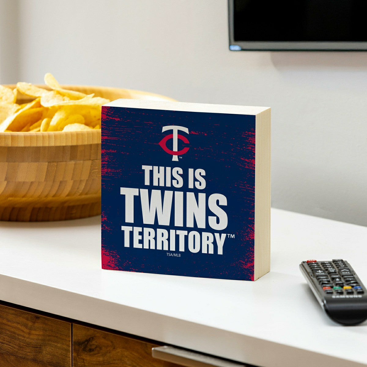 Minnesota Twins Plock, Down Home Fans, 6x6 - MLB Home