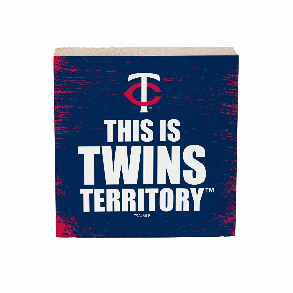 Minnesota Twins Plock, Down Home Fans, 6x6 - MLB Home
