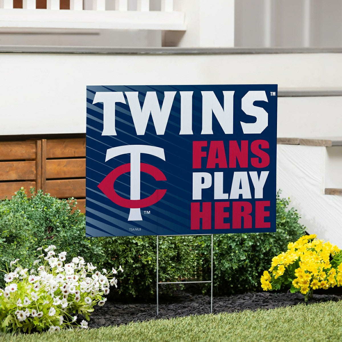 Minnesota Twins Coroplast Yard Sign "Fans Play Here" - MLB Home