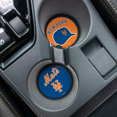 New York Mets Car Coaster Set, 2pc - MLB Home