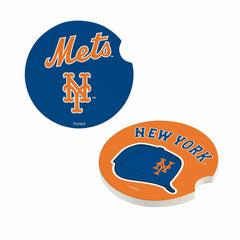 New York Mets Car Coaster Set, 2pc - MLB Home