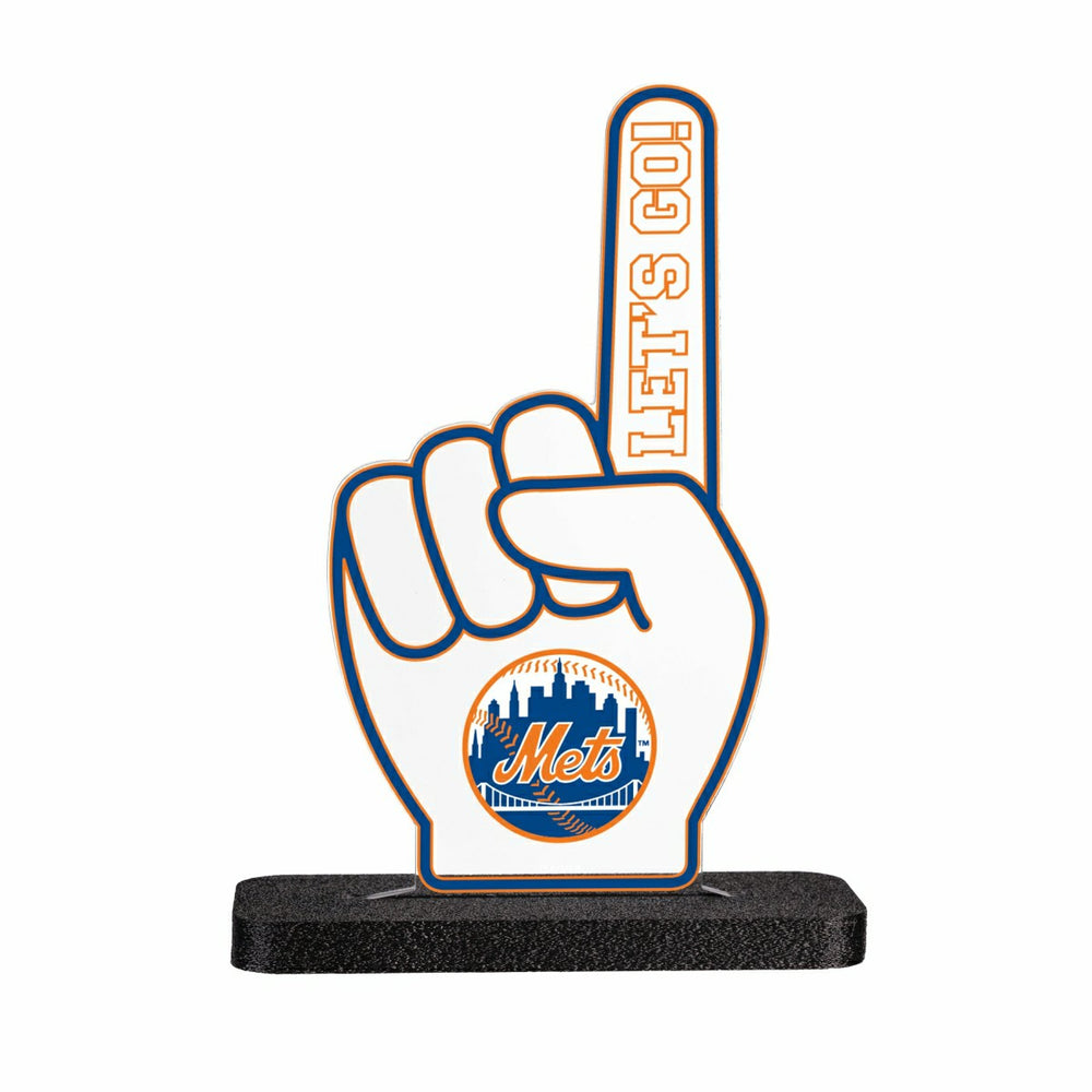 New York Mets Baseball Foam Finger Desklite LED Decor - MLB Home