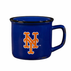 New York Mets Ceramic Camp Cup with Enamel Finish, 14oz - MLB Home