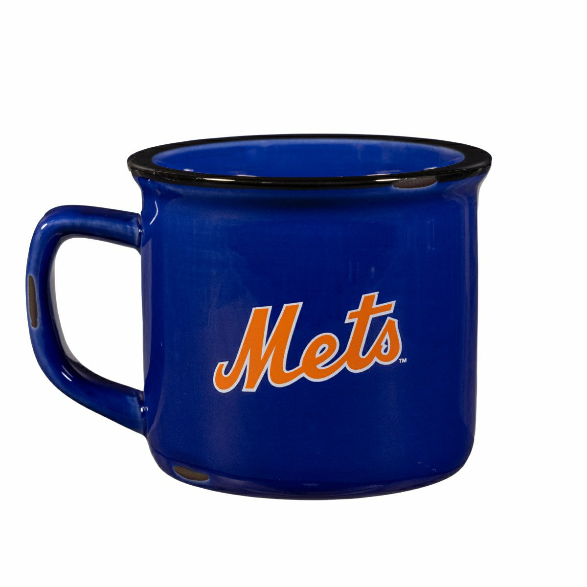 New York Mets Ceramic Camp Cup with Enamel Finish, 14oz - MLB Home