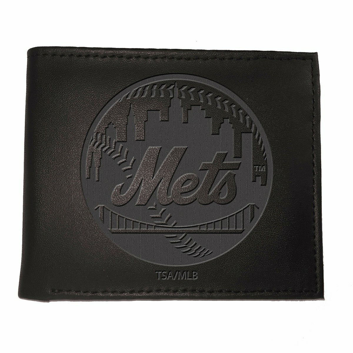New York Mets Bi-Fold Wallet Black - MLB Home