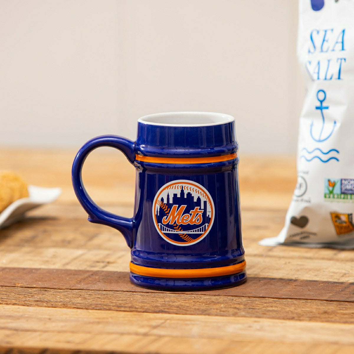 New York Mets Ceramic Stein Cup, 24oz - MLB Home