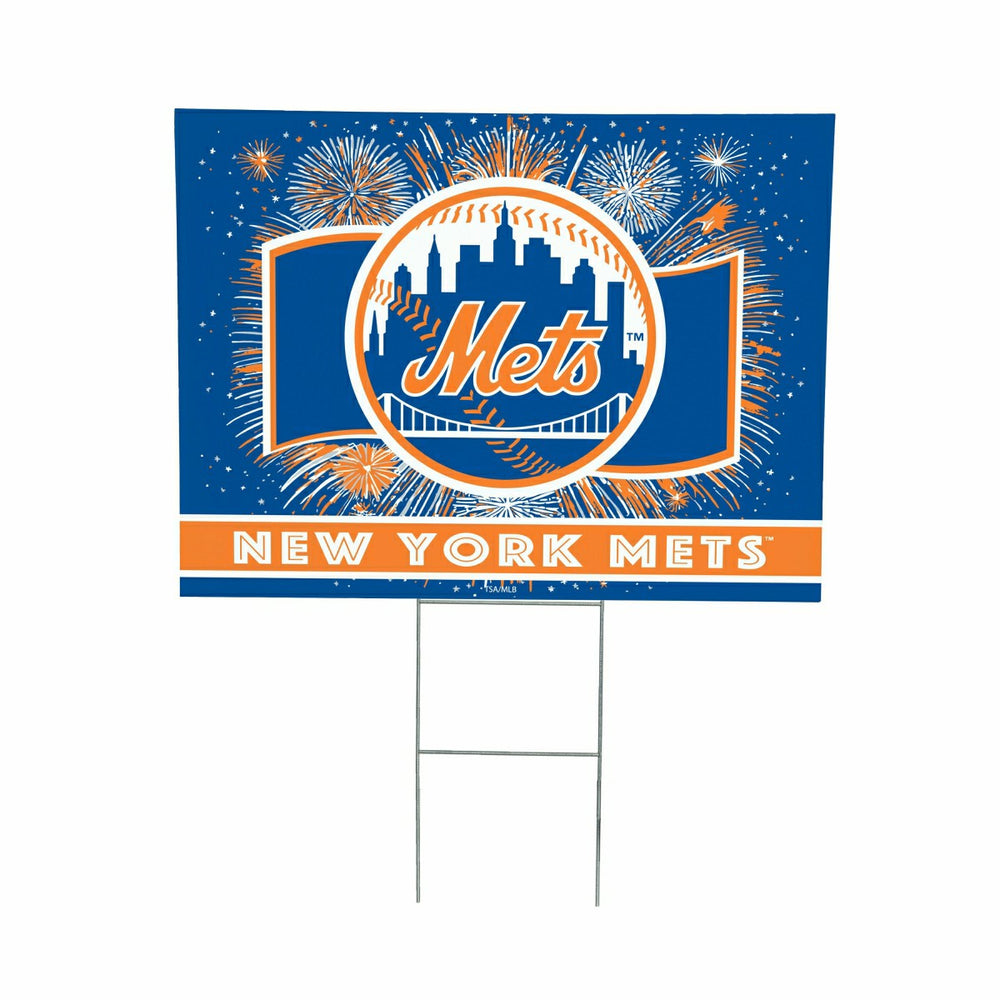 New York Mets Yard Sign, Patriotic - MLB Home