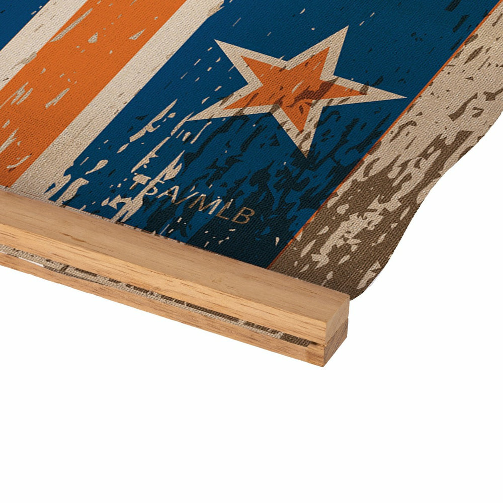 New York Mets, Canvas Wall Tapestry, Large, 54x36 - MLB Home