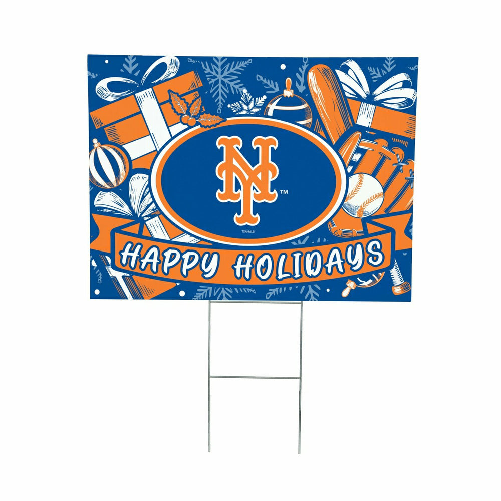 New York Mets Yard Sign, Holiday - MLB Home