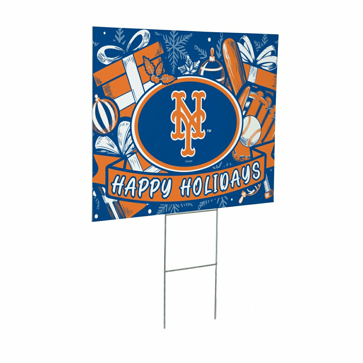 New York Mets Yard Sign, Holiday - MLB Home