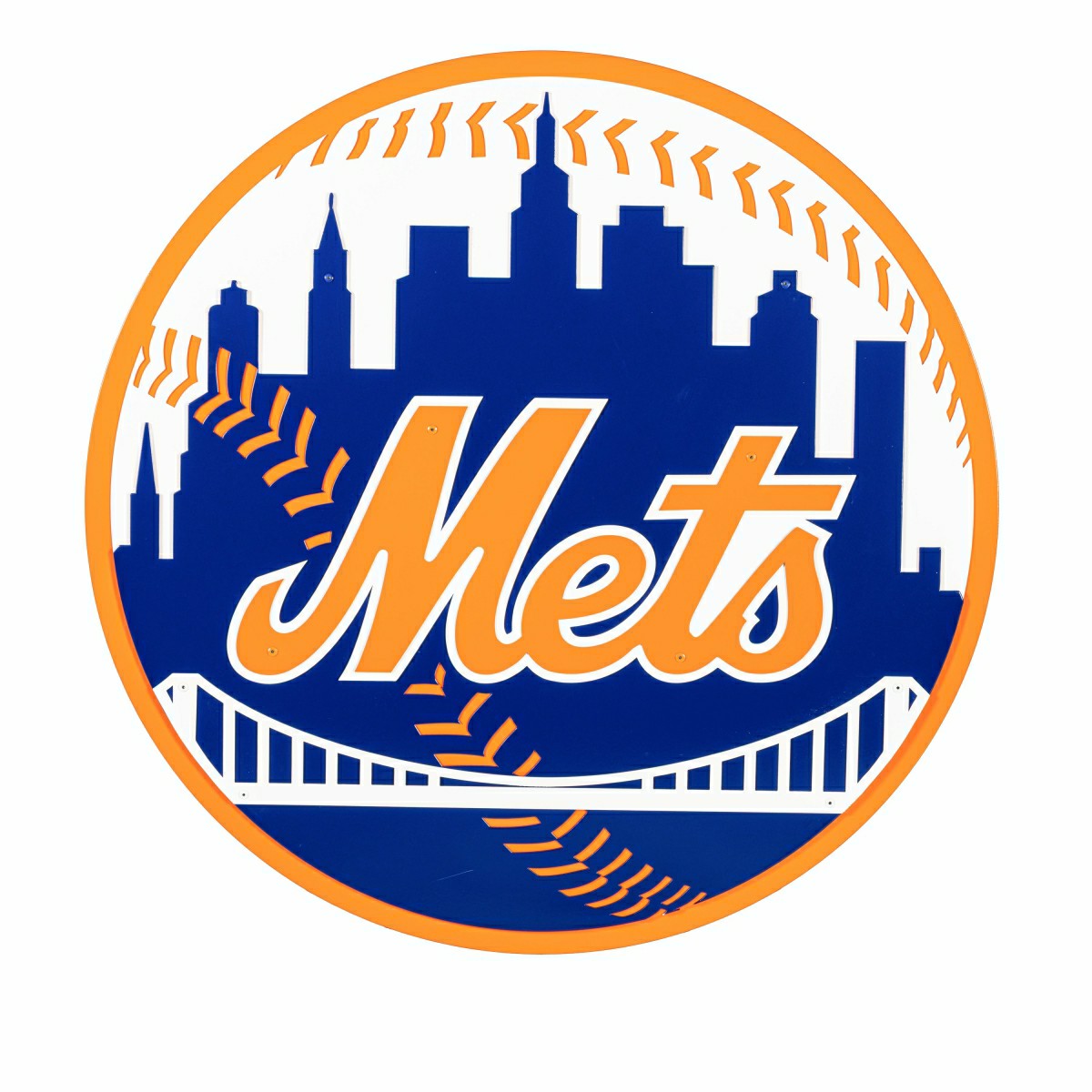New York Mets Premier Metal Wall Art - MLB Home