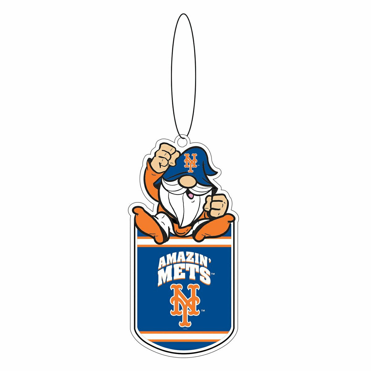 New York Mets Gift Tag Ornament, Gnome Fan - MLB Home