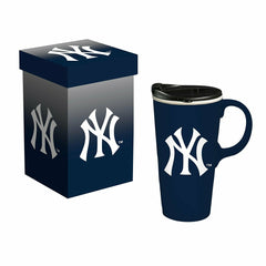 New York Yankees Boxed Travel Latte Cup, 17oz - MLB Home