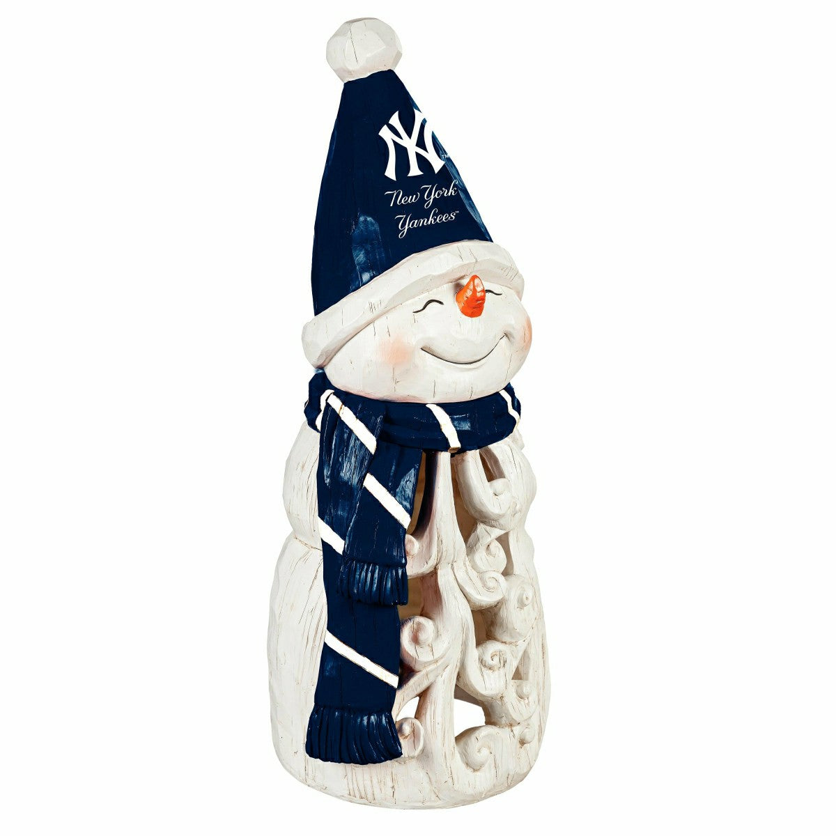 New York Yankees Snowman LED Statuary, 26" - MLB Home