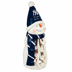 New York Yankees Snowman LED Statuary, 26" - MLB Home