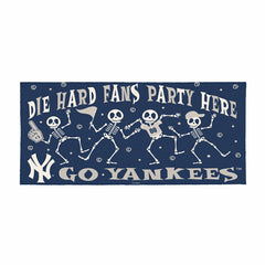 New York Yankees Flocked Coir Halloween Sassafras Switch Mat, 22"x10" - MLB