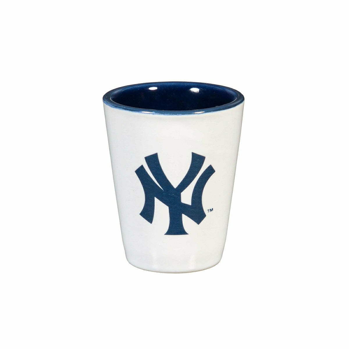 New York Yankees 4-Piece Ceramic 2oz. Shot Glass Set - MLB Home