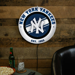 New York Yankees, Metal Lite, Round - MLB