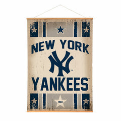 New York Yankees, Canvas Wall Tapestry, Large, 54x36 - MLB Home