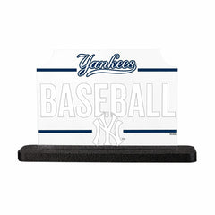 New York Yankees Rectangle Baseball LED Tabletop Decor - MLB Home