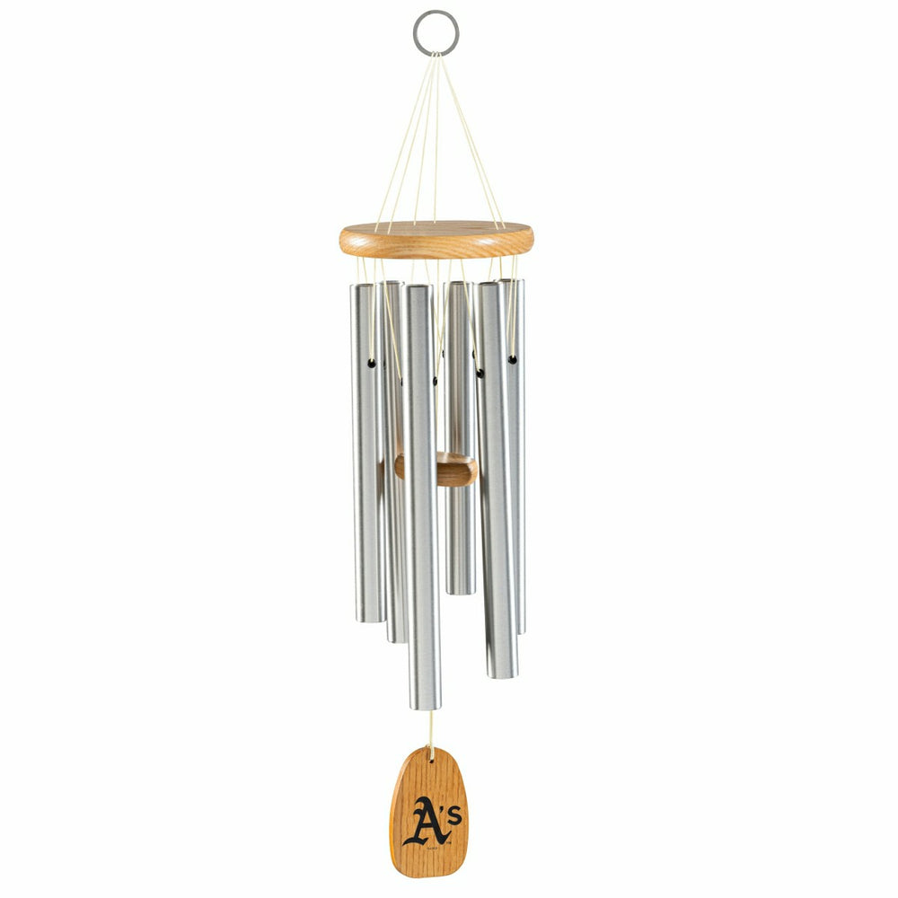 Oakland A's, Hand Tuned Windchime, 27” - MLB Home