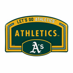Athletics USA Embossed Steel Wall Sign, 11" x 17" - MLB Home